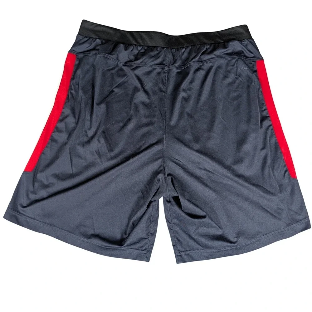 Adidas Primegreen AEROREADY Mens Athletic Shorts Red White and Blue Striped XL